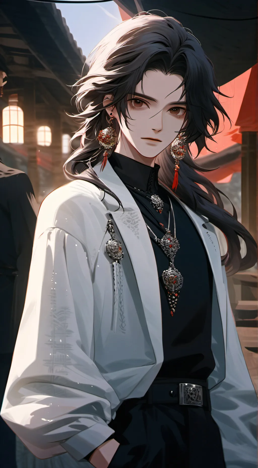 ai character: Jandel had a bath  background