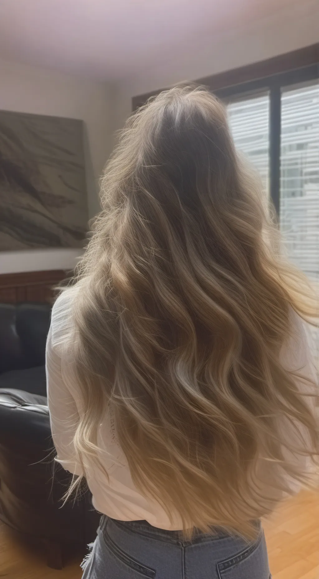 ai character: blonde wig 3 background