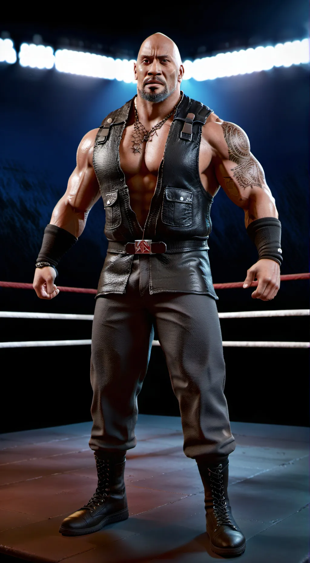 ai character: the rock  background