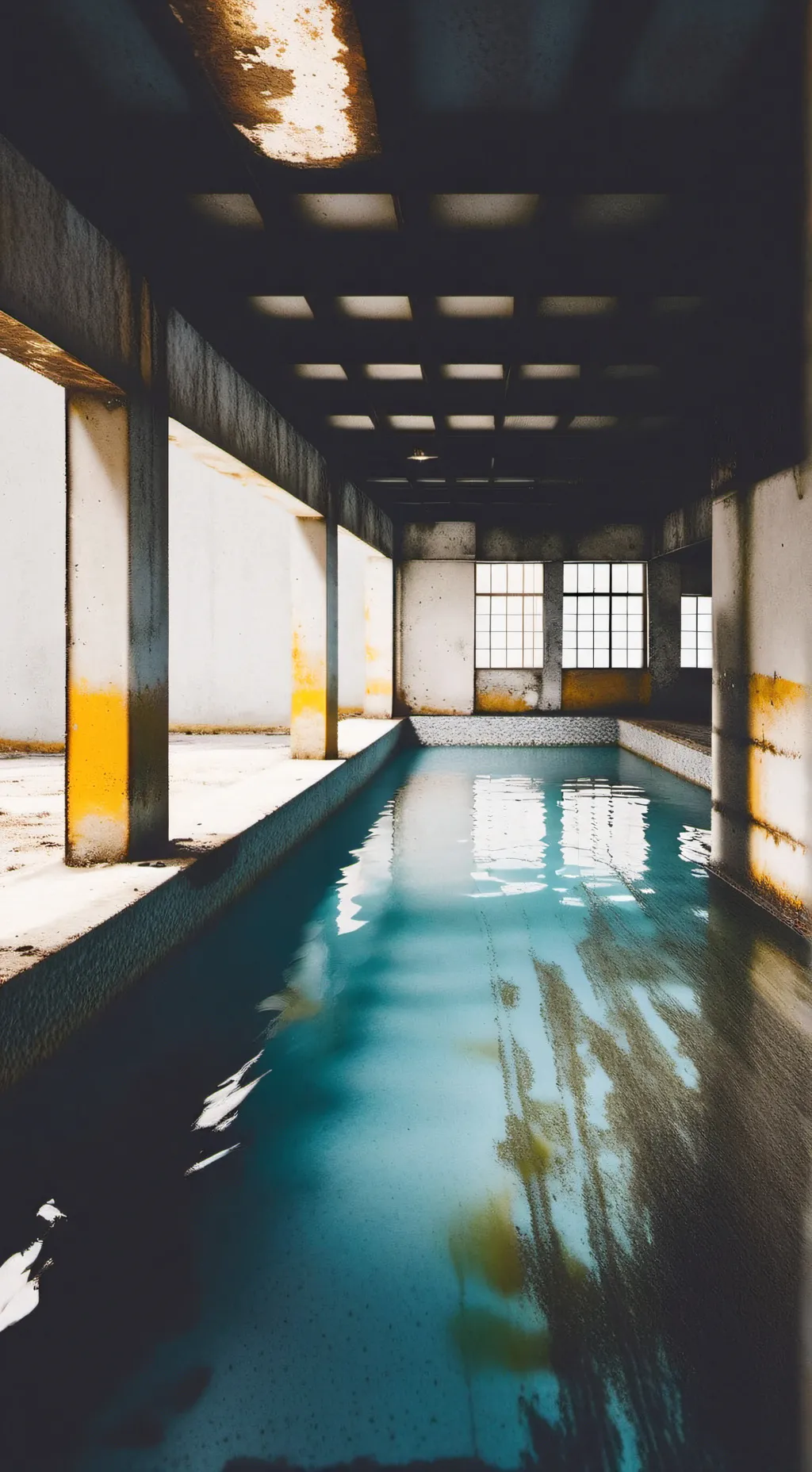 ai character: Swimming BSD background