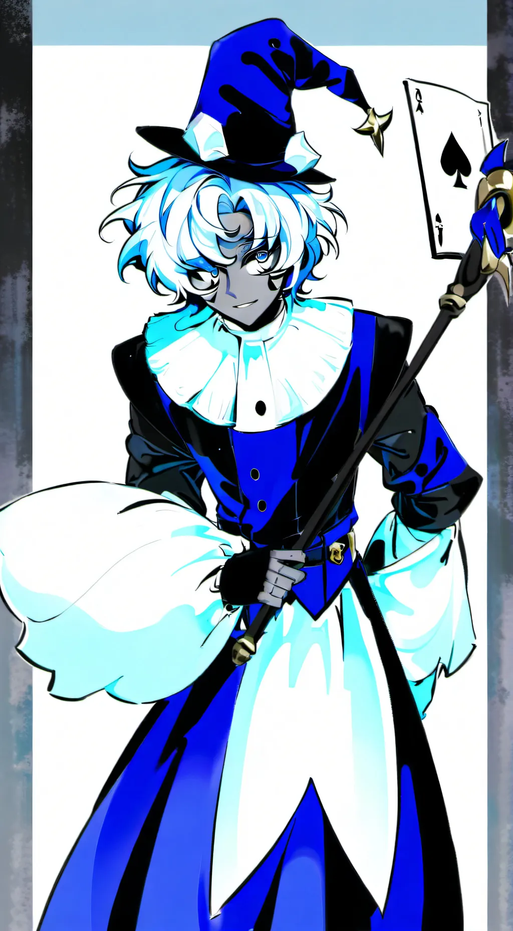 ai character: shadow milk cookie background