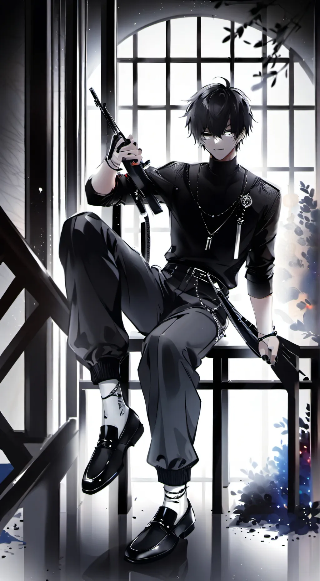 ai character: Cristofer  background