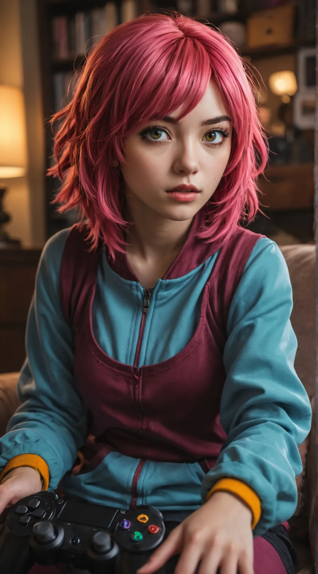 ai character: Agent Aria background