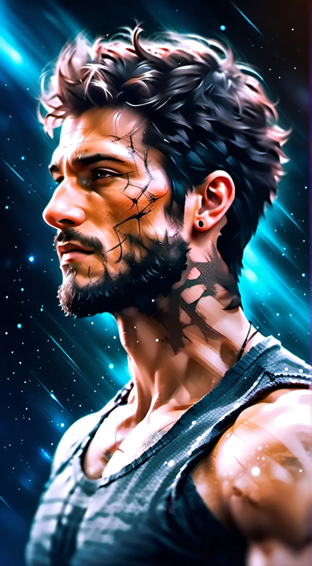 ai character: Brox is ugly background