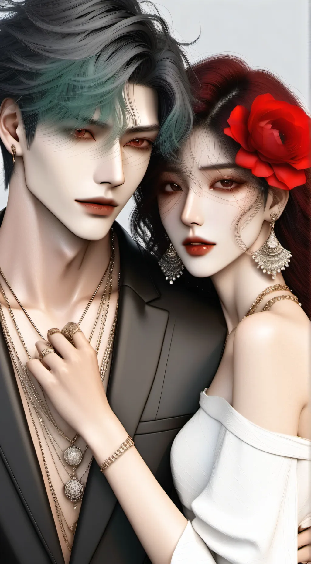 ai character:  veloter & Ellie background