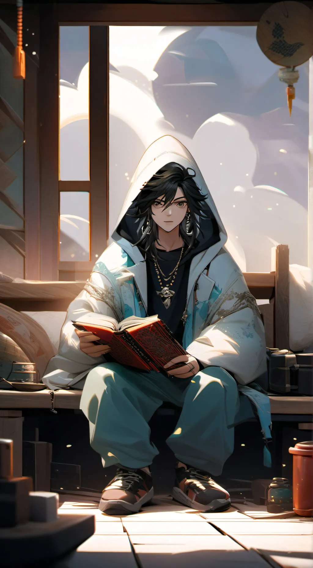 ai character: Juice Wrld background