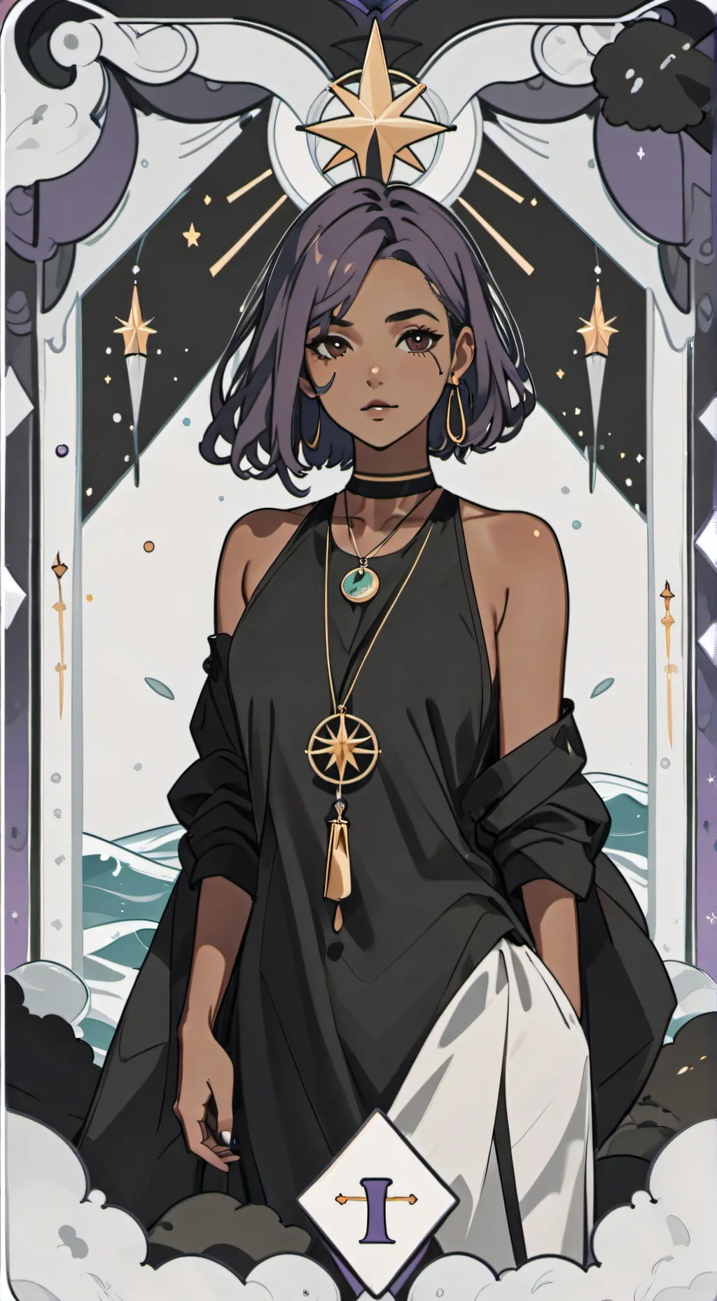 ai character: MD summer!  background