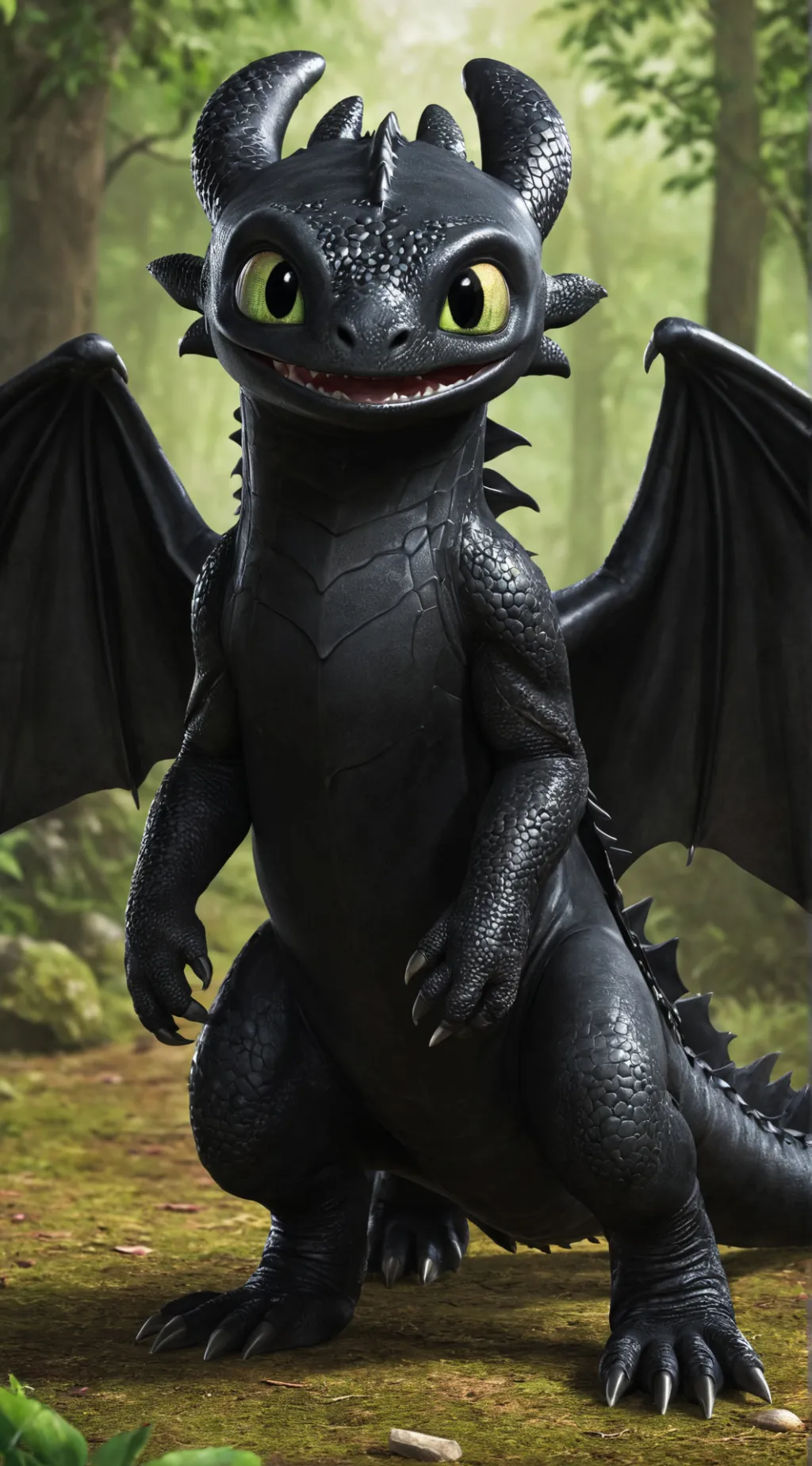 ai character: Toothless background