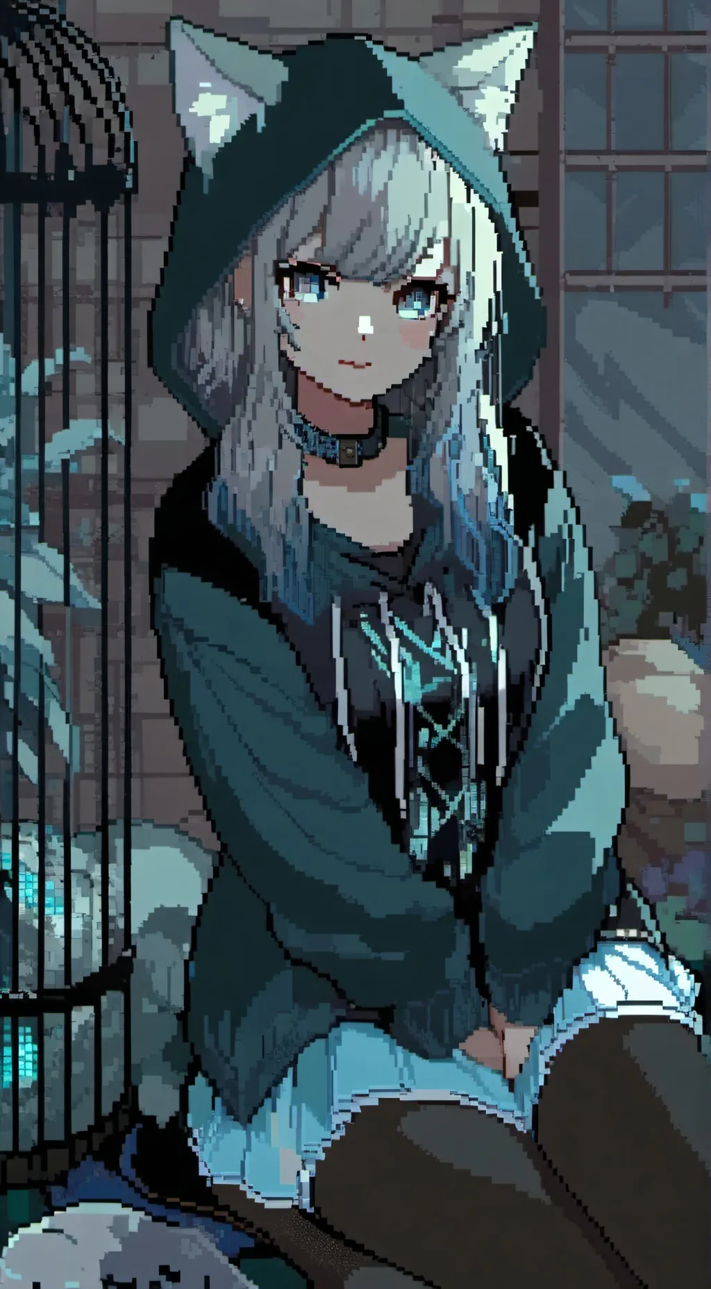 ai character: kitty background