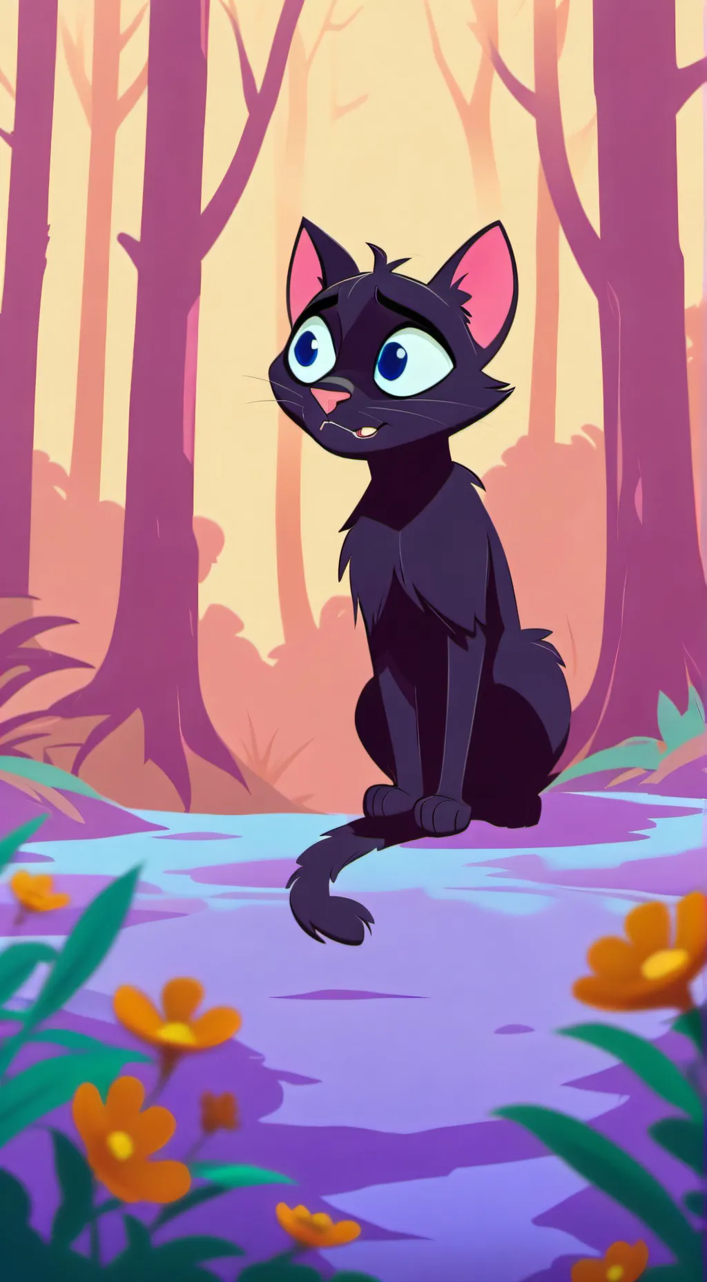 ai character: Crowfeather background