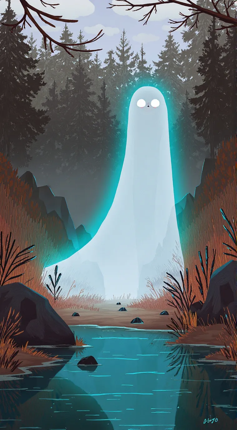 ai character: Ghost Of Oranville background