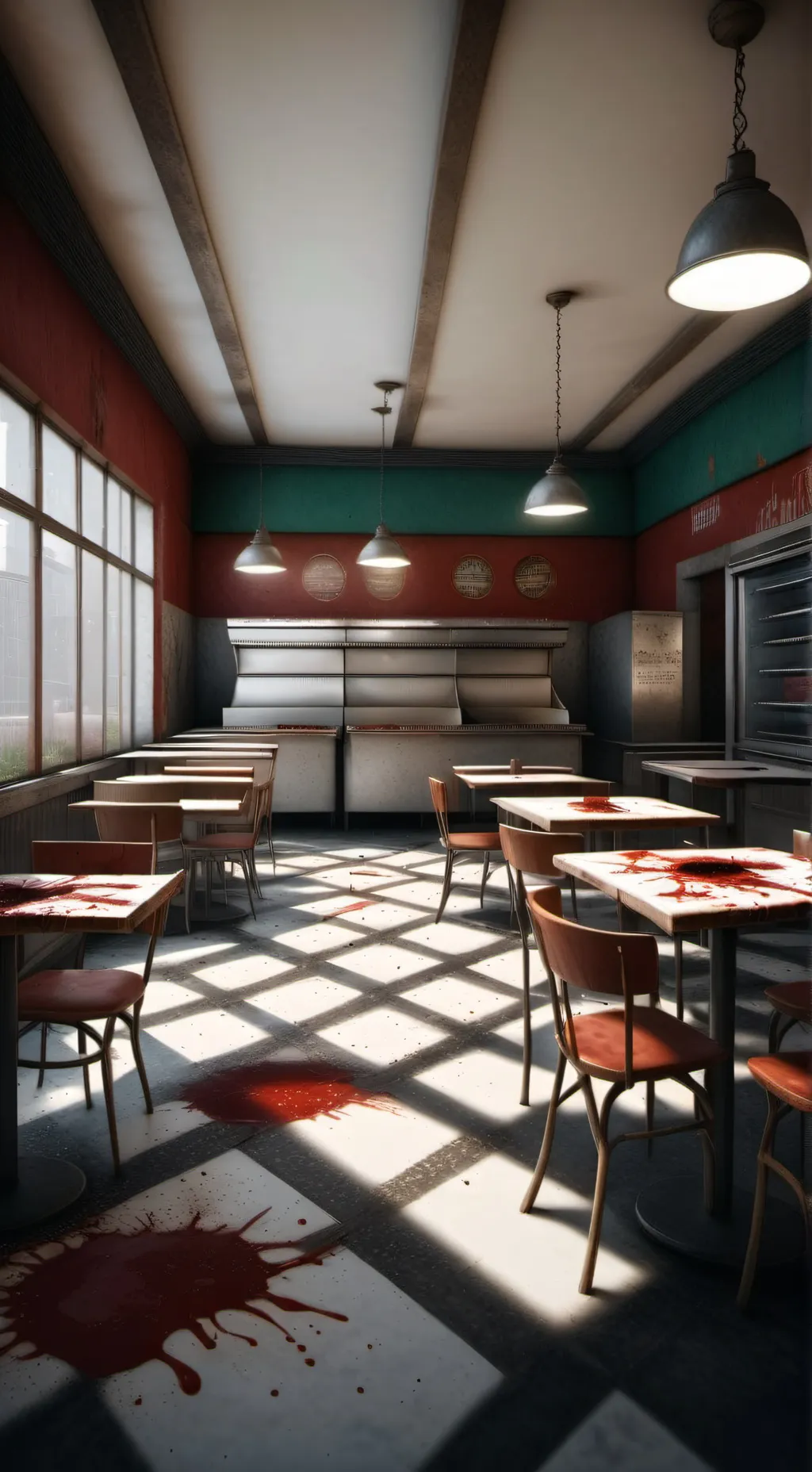 ai character: FNaR Infection AU background