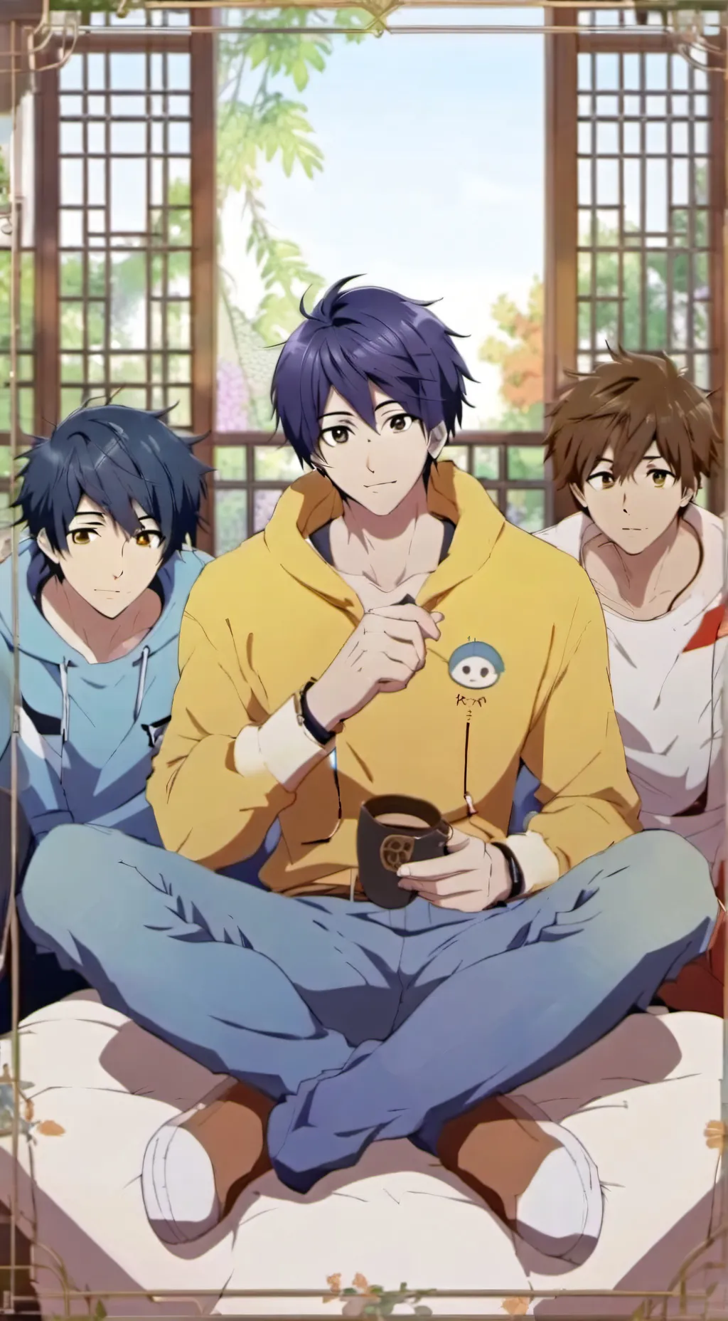 ai character: Mark, Dan and Luke background