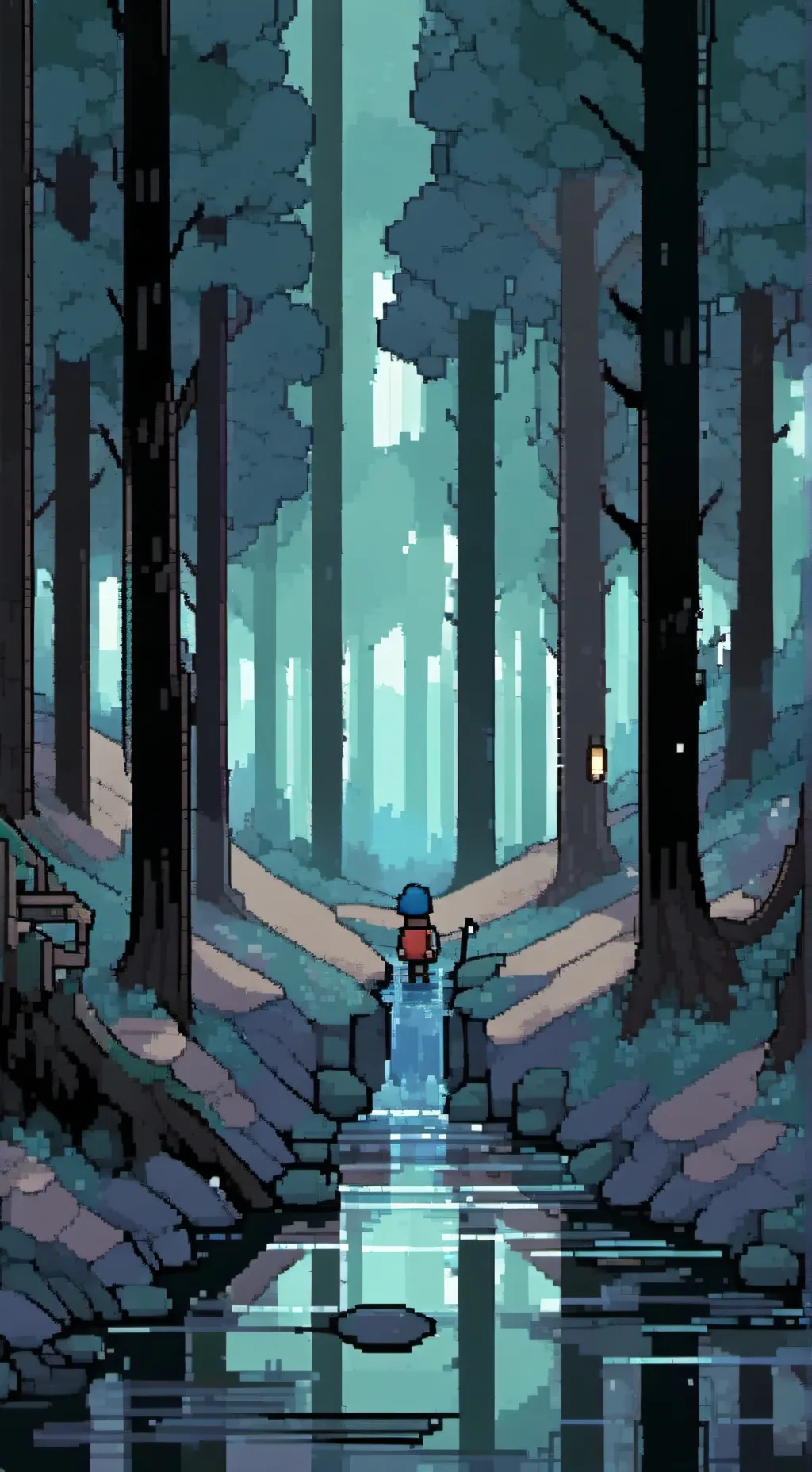 ai character: Bfdi cake at steak background