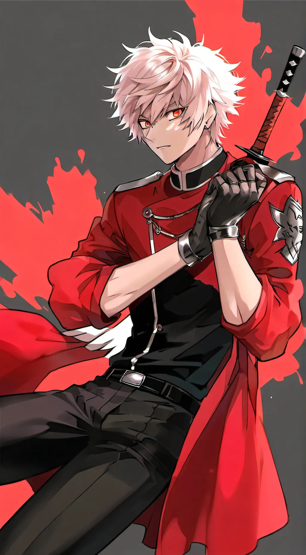 ai character: mha shirtless??  background