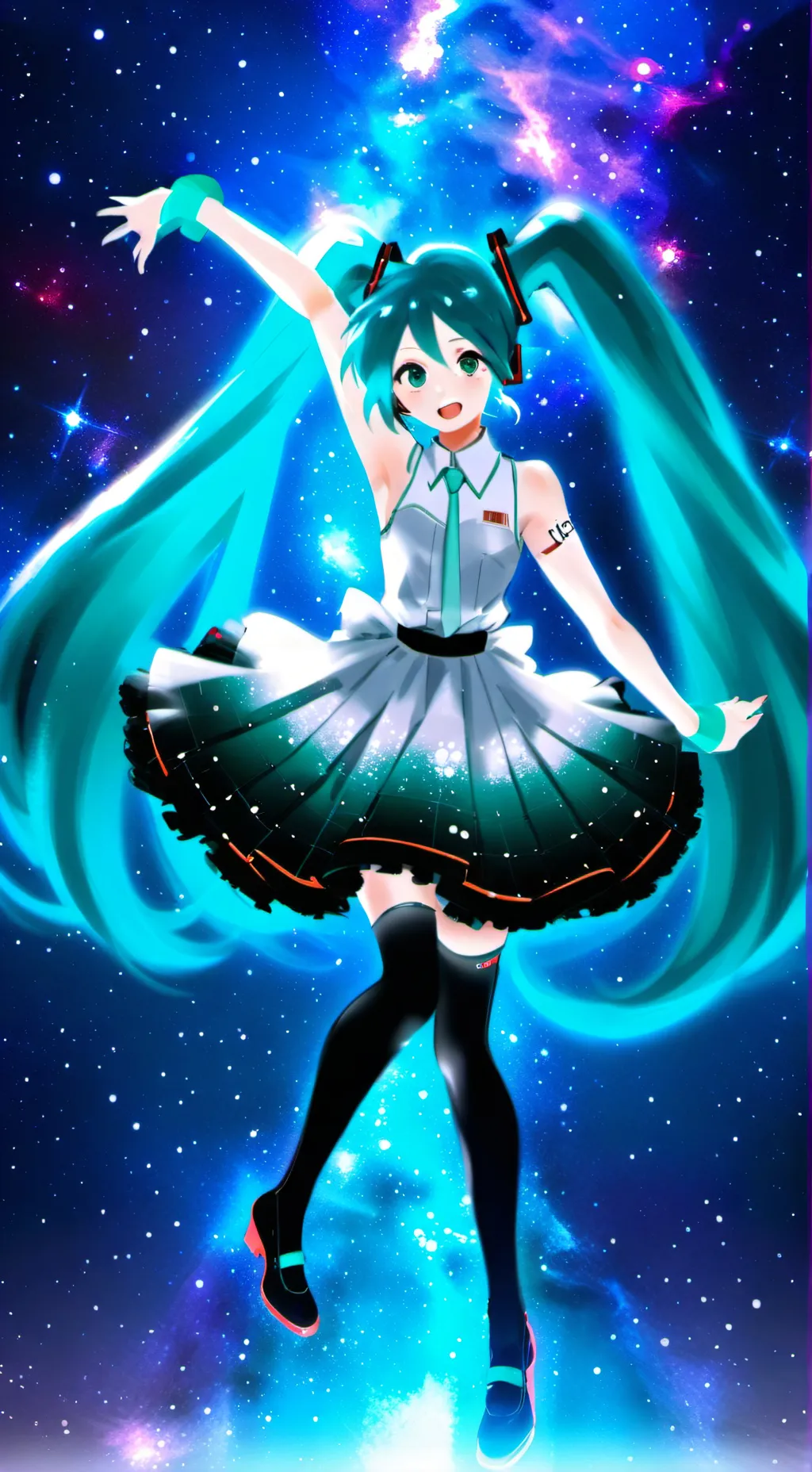 ai character: Hatsune Miku background