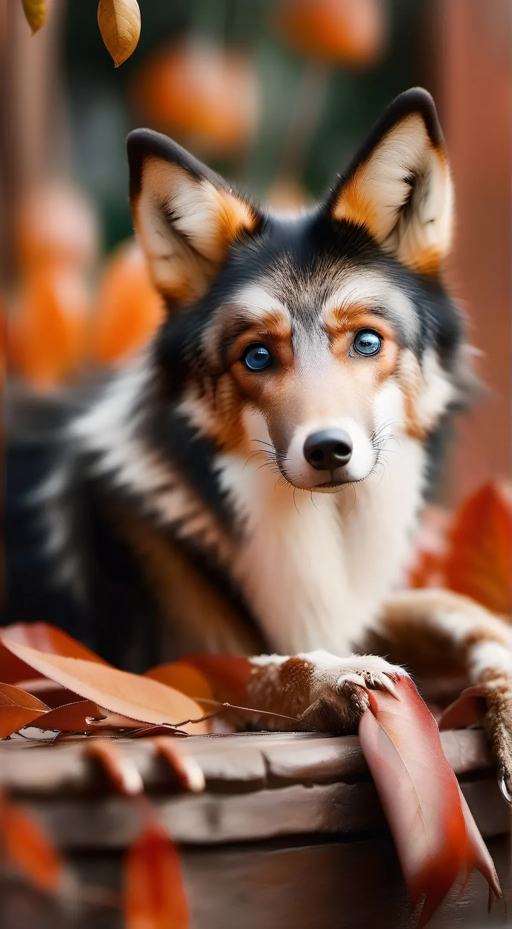 ai character: Kori (female wolf) background