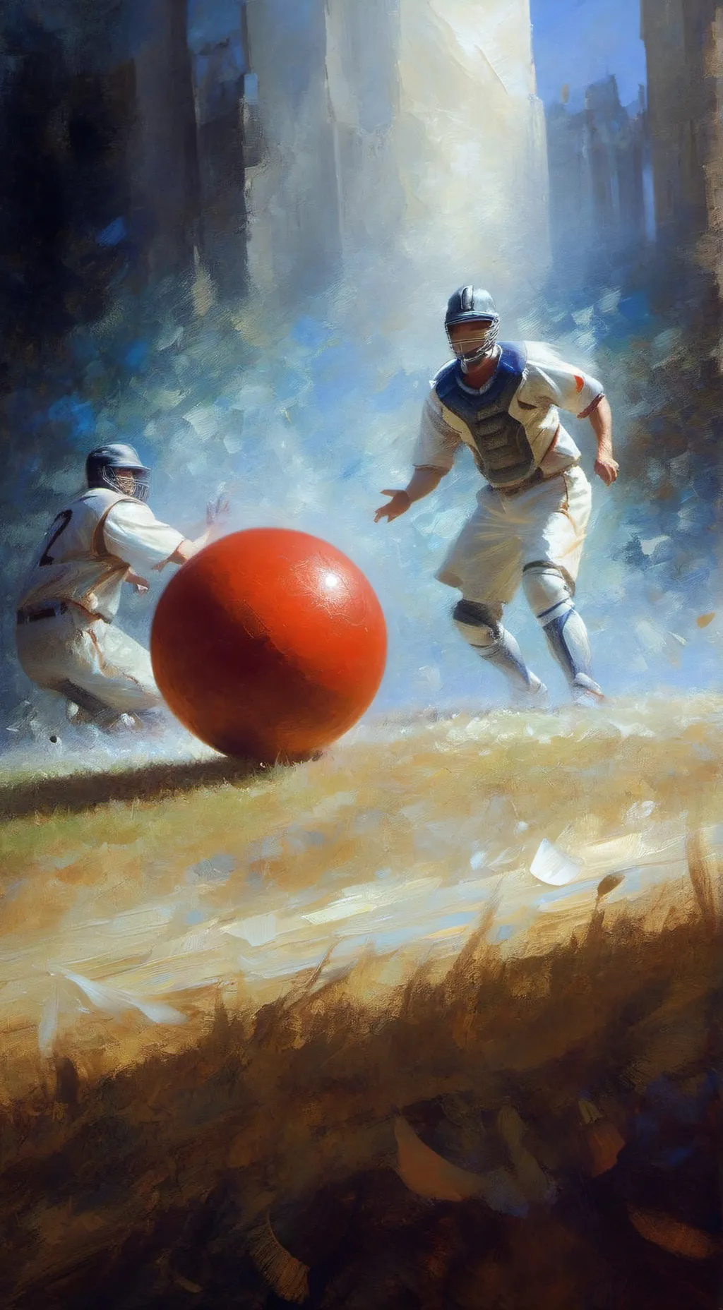 ai character: Blade ball background