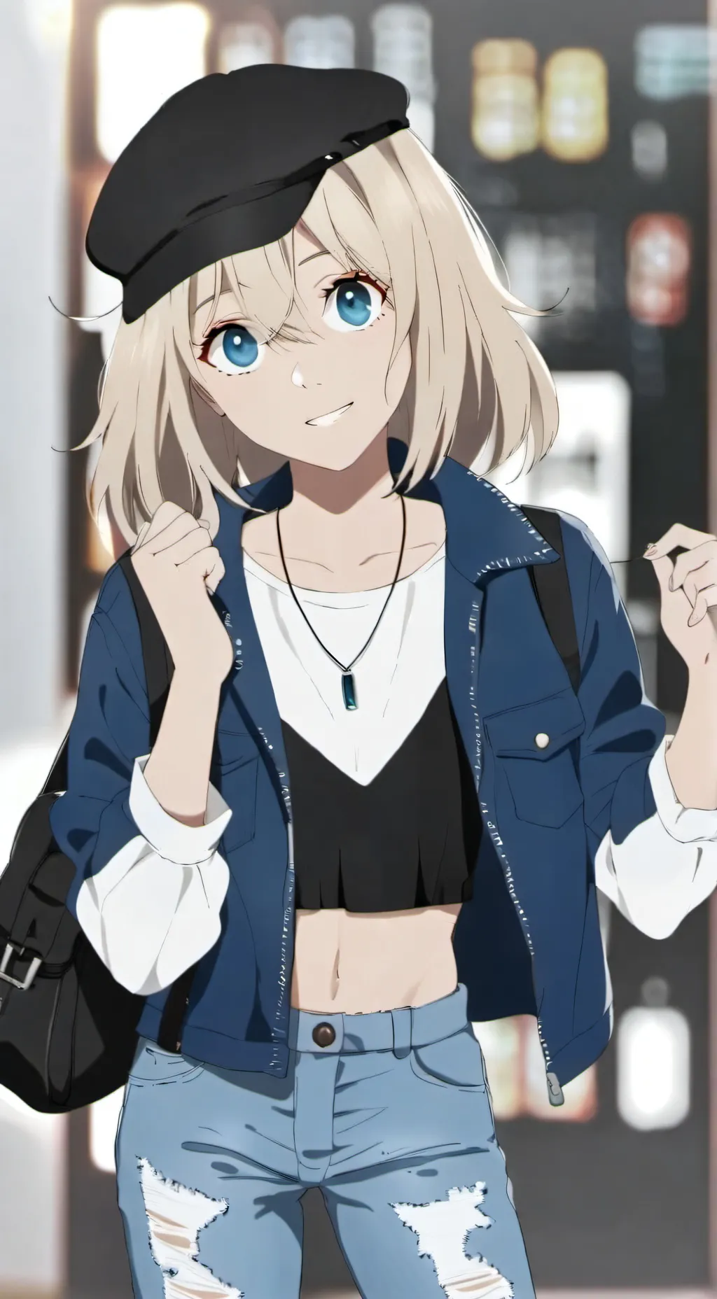 ai character: Luna background