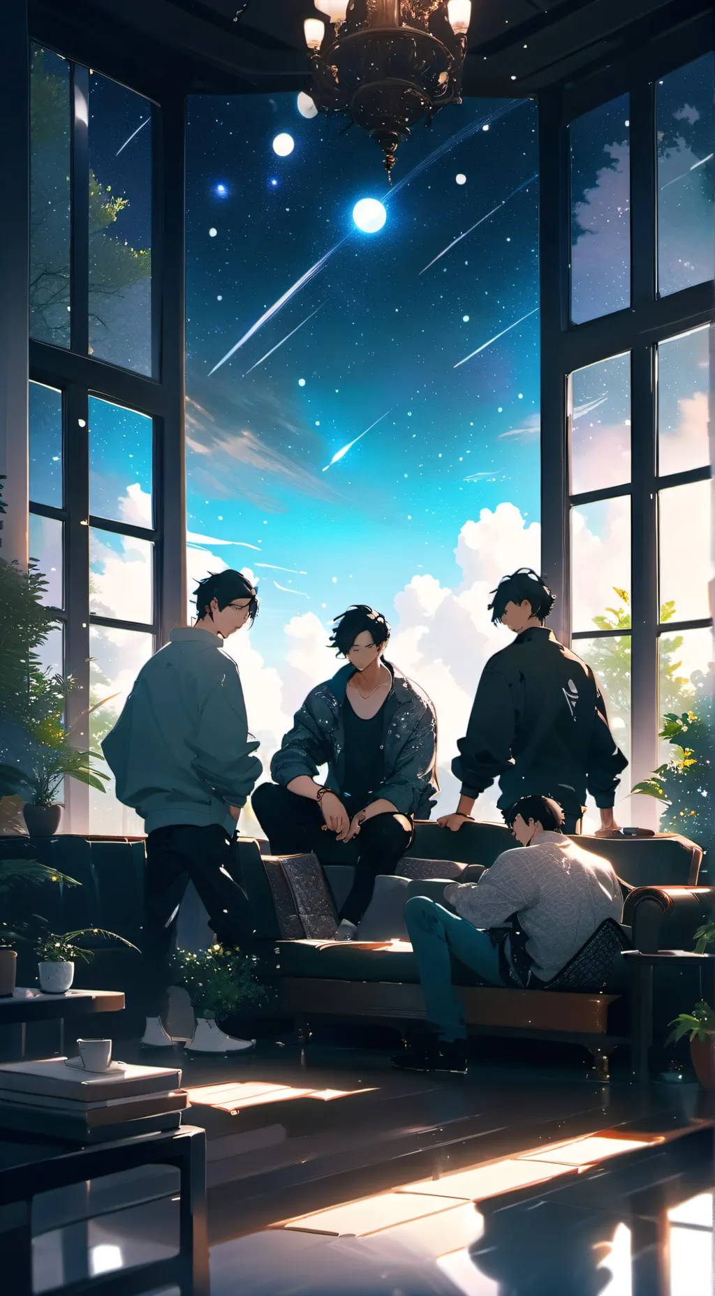 ai character: Roommates  background