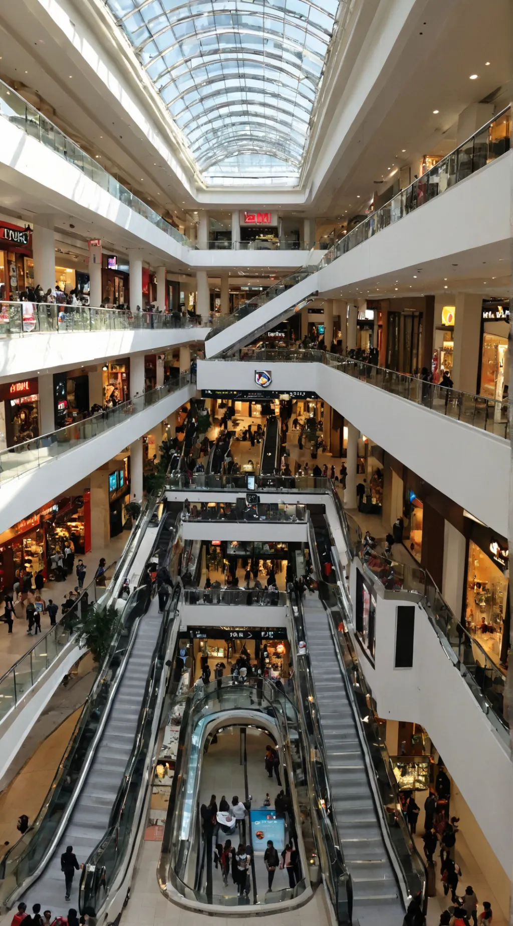 ai character: The Mall background