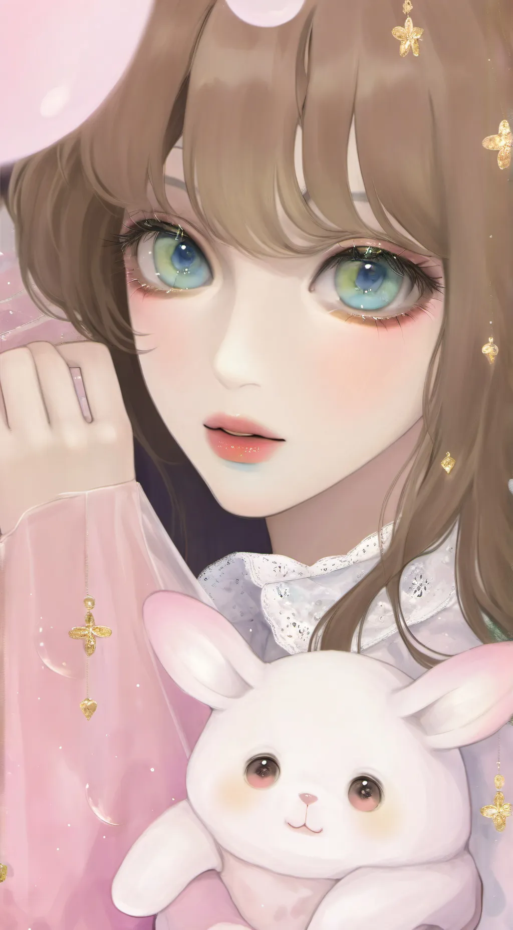 ai character: Emo x kiwi background