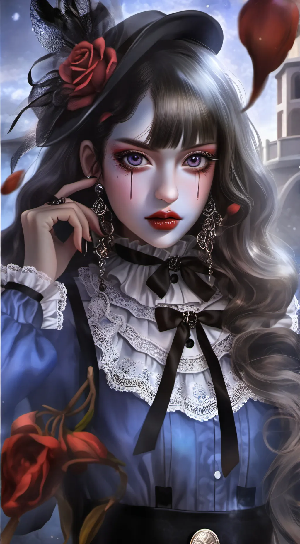 ai character: Mejor amiga Valent background