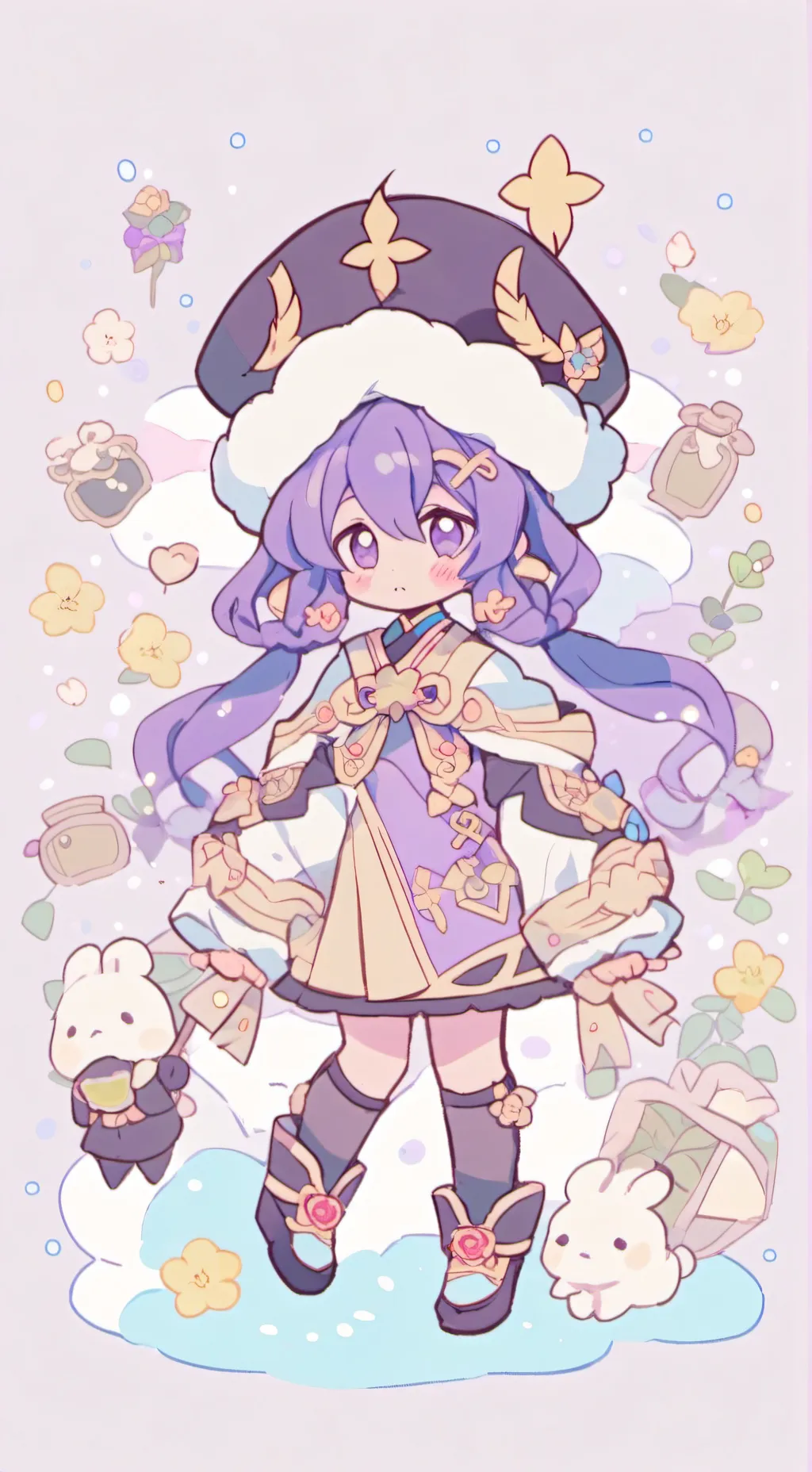 ai character: tokitoxkinatsuki★ background