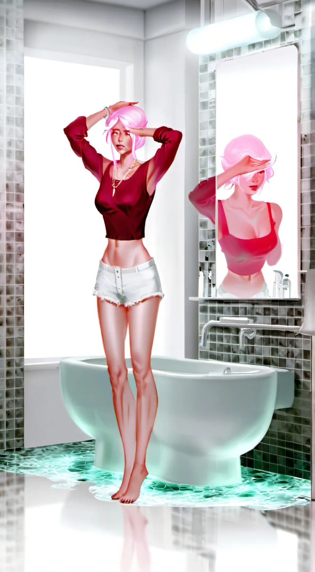 ai character: poop, pee &fart background