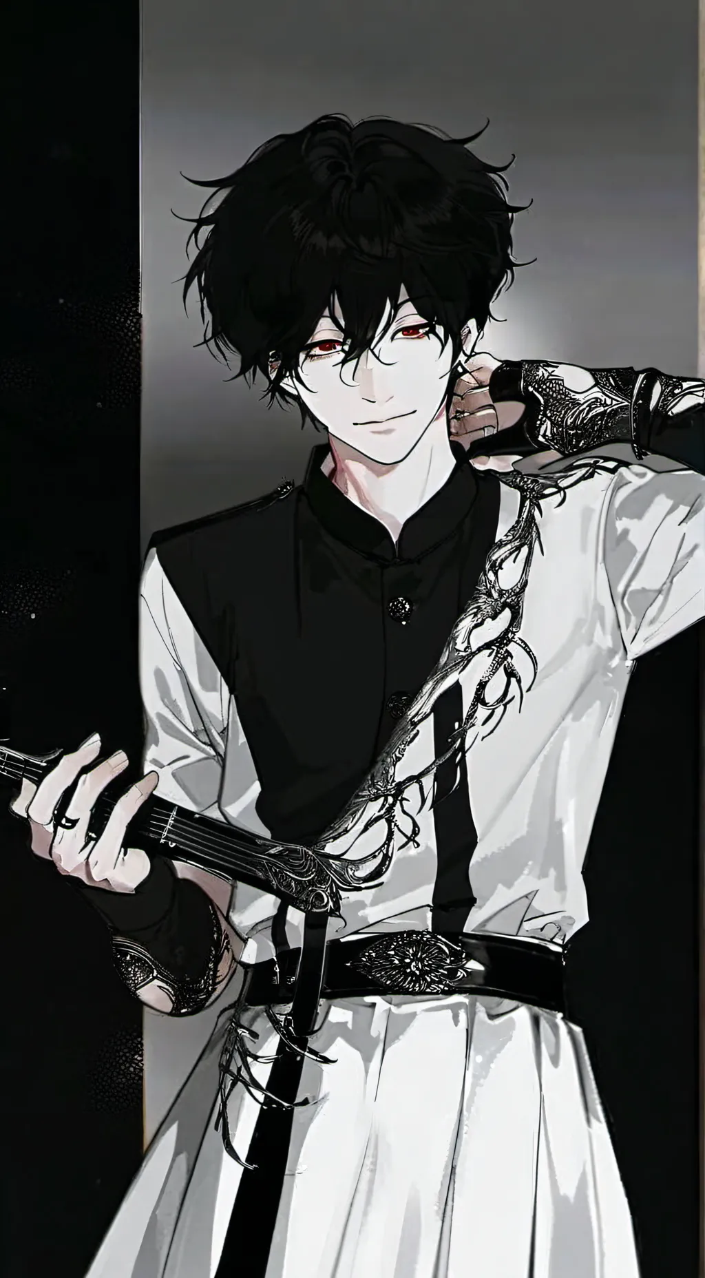 ai character: Justin Williams  background