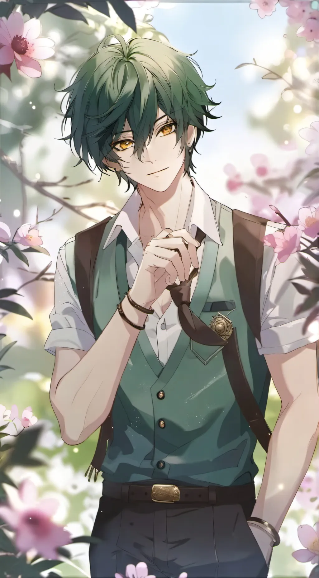 ai character: Izuku Midoriya background