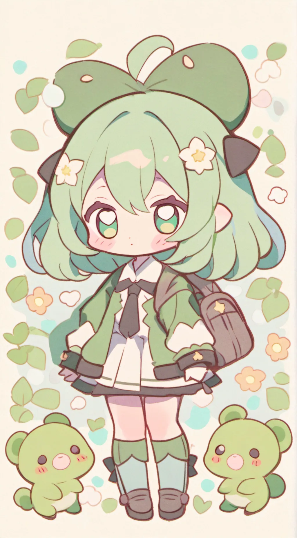 ai character: Apple  background