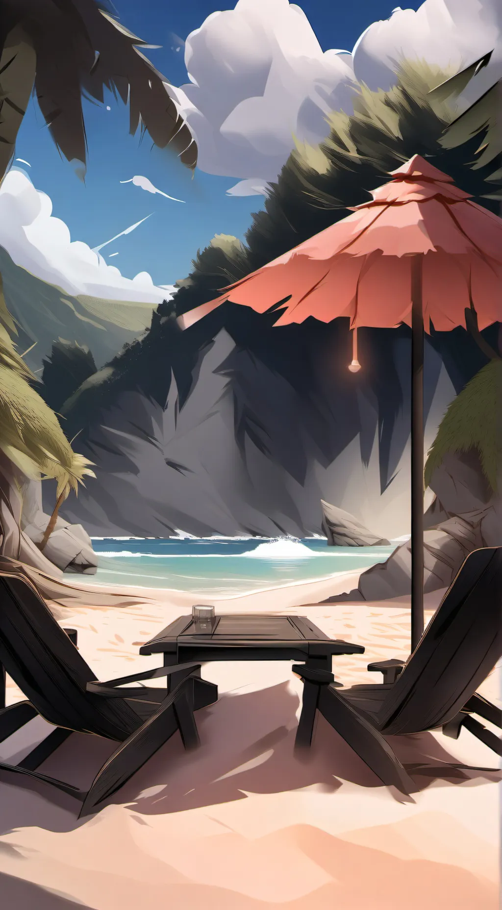 ai character: MD ✨road trip✨ background