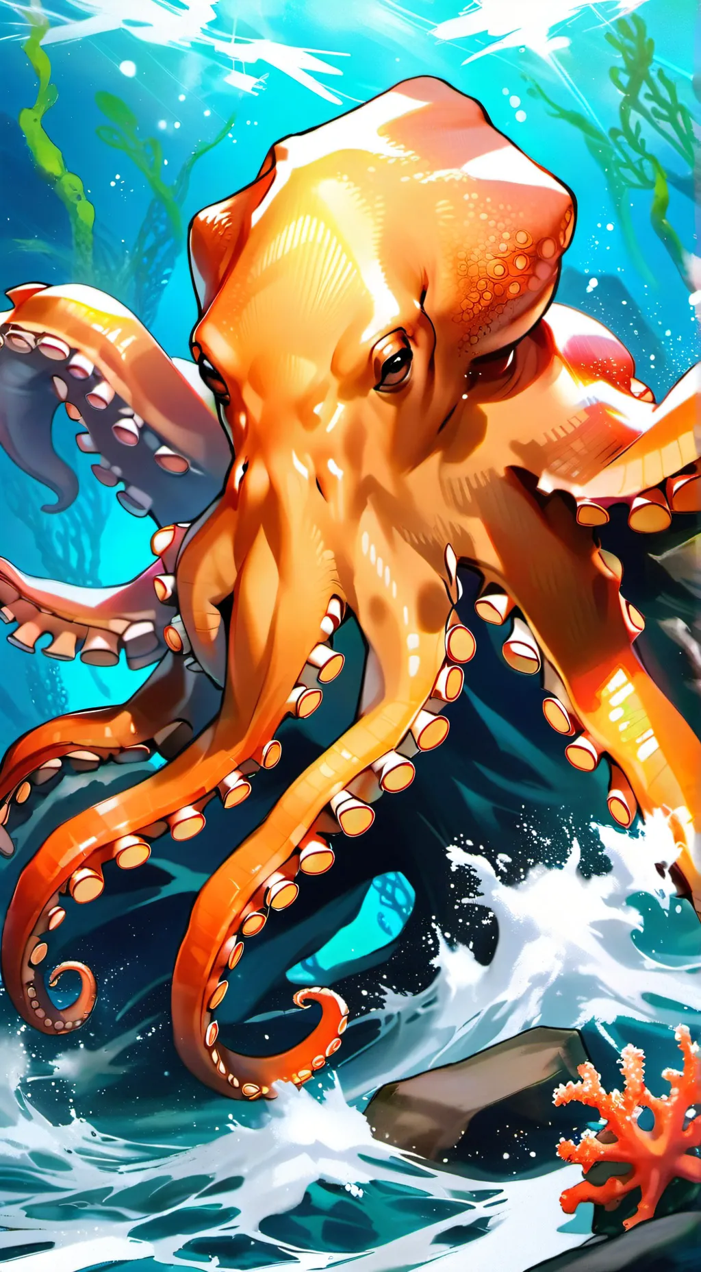 ai character: Aquain background