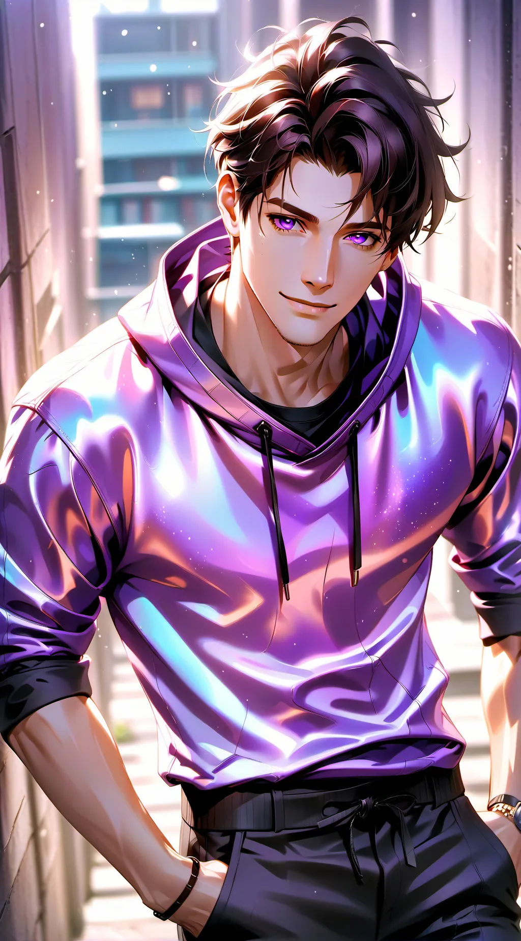 ai character: Nicholas Devons background