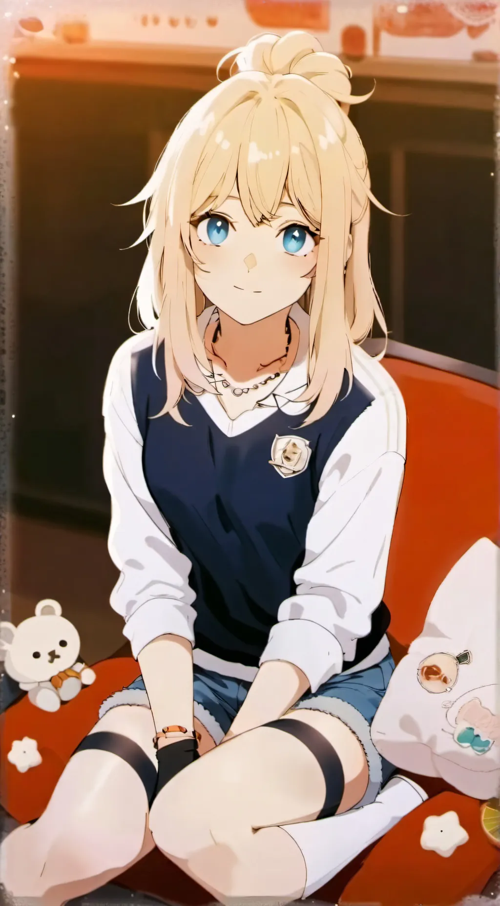 ai character: sky background