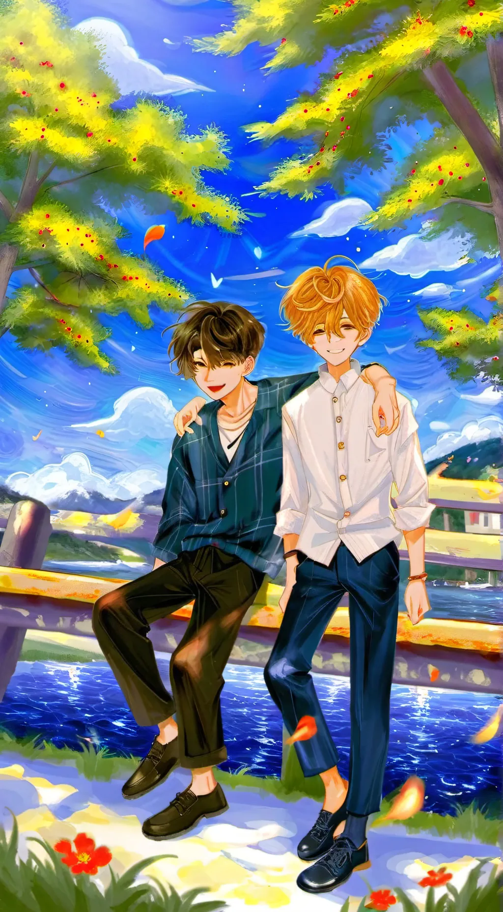 ai character: Suuny and Melon 2 background