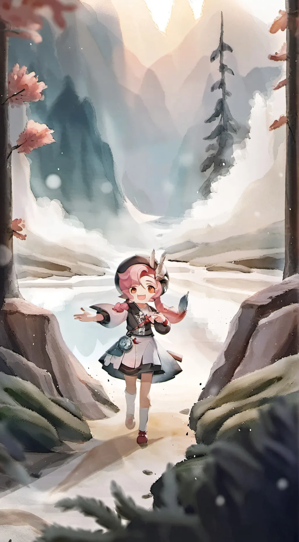 ai character: Black sapphire  background