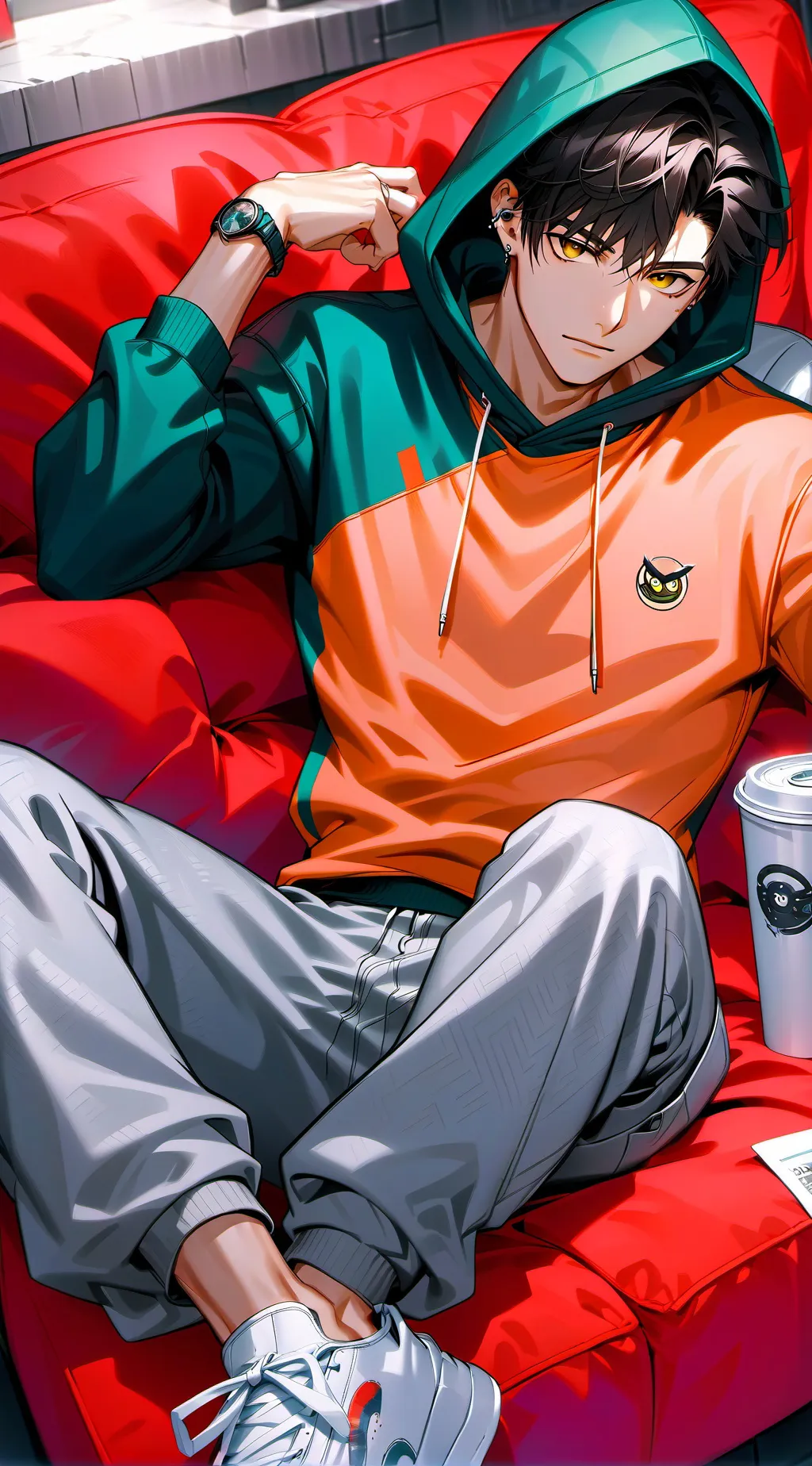 ai character: 💍axel💍 background