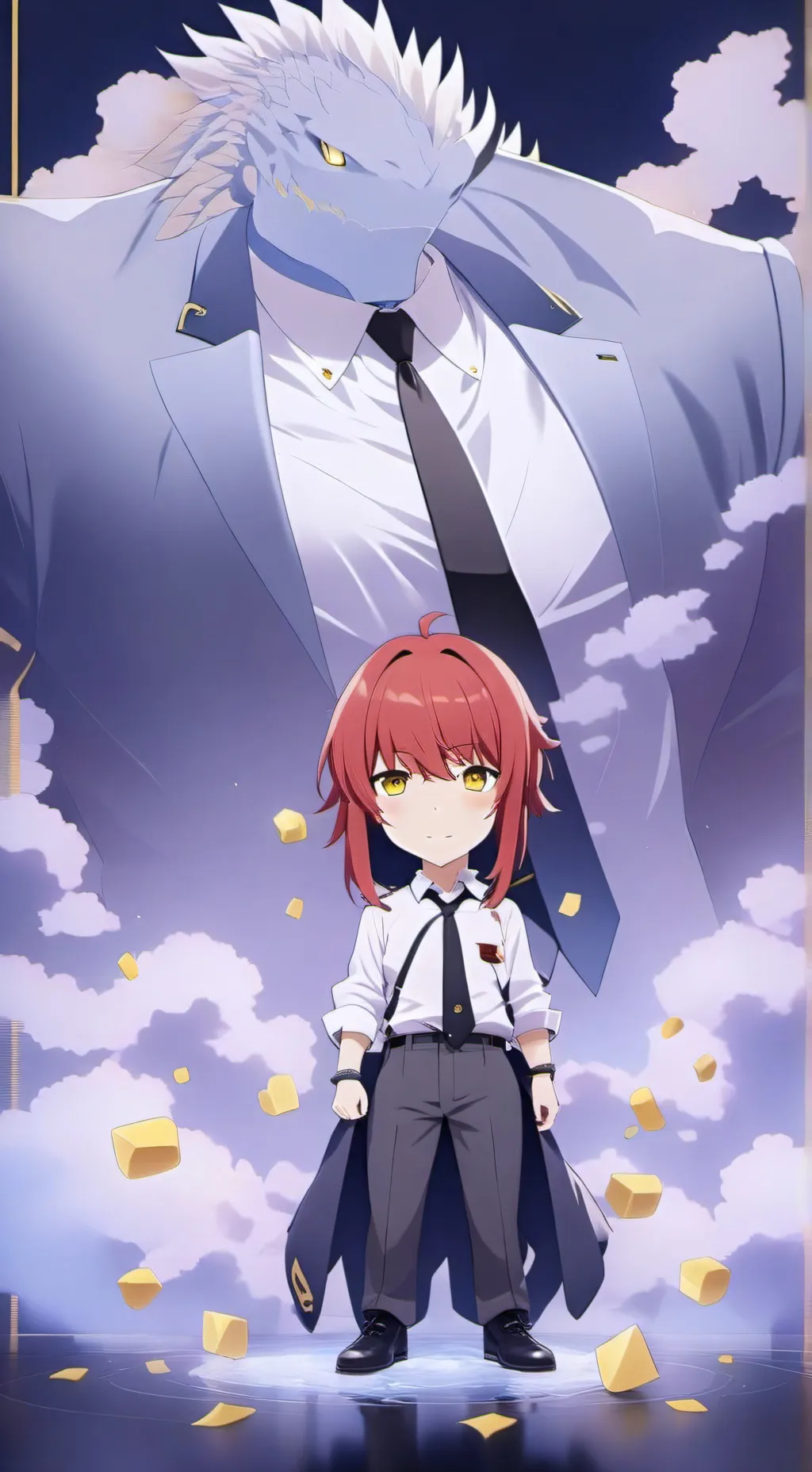 ai character: the door of makima background