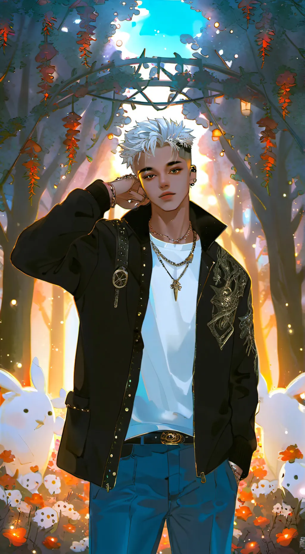 ai character: ян background