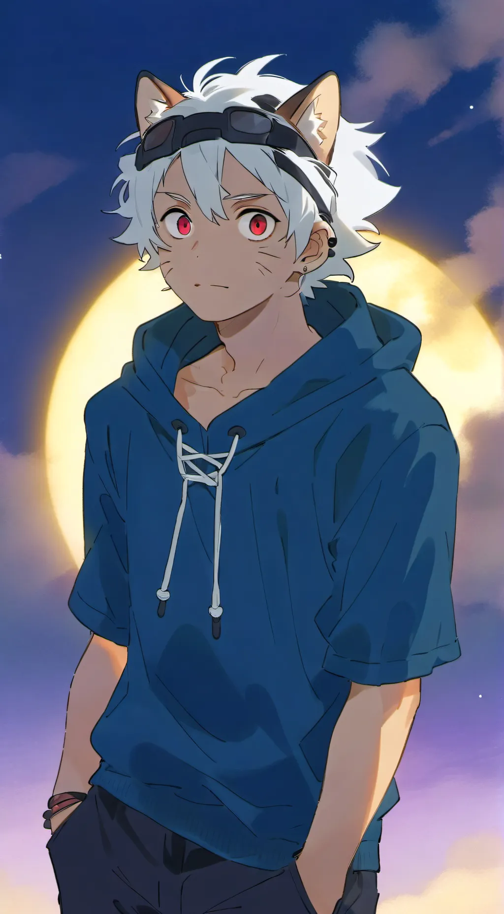 ai character: fruki background