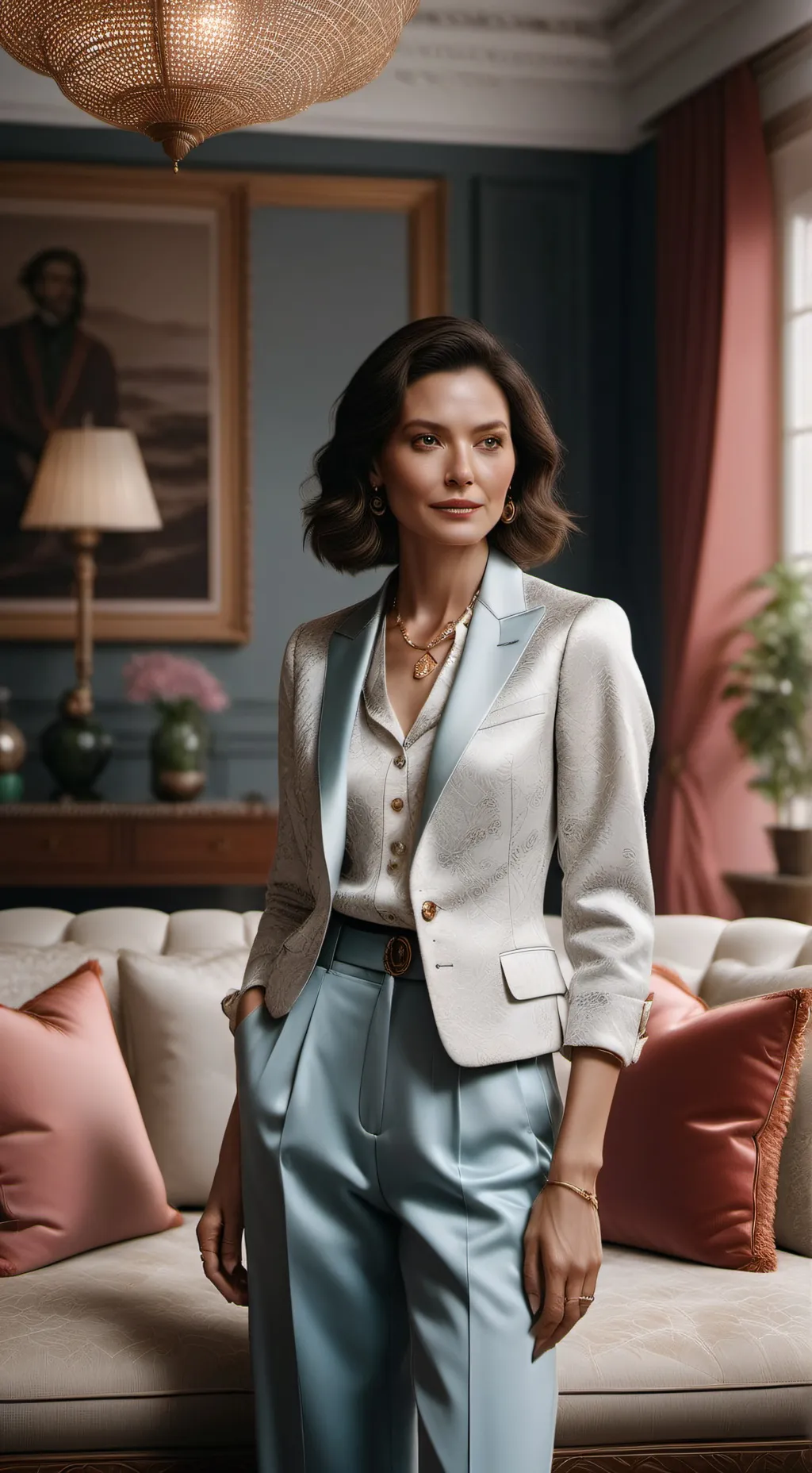 ai character: ta femme  background