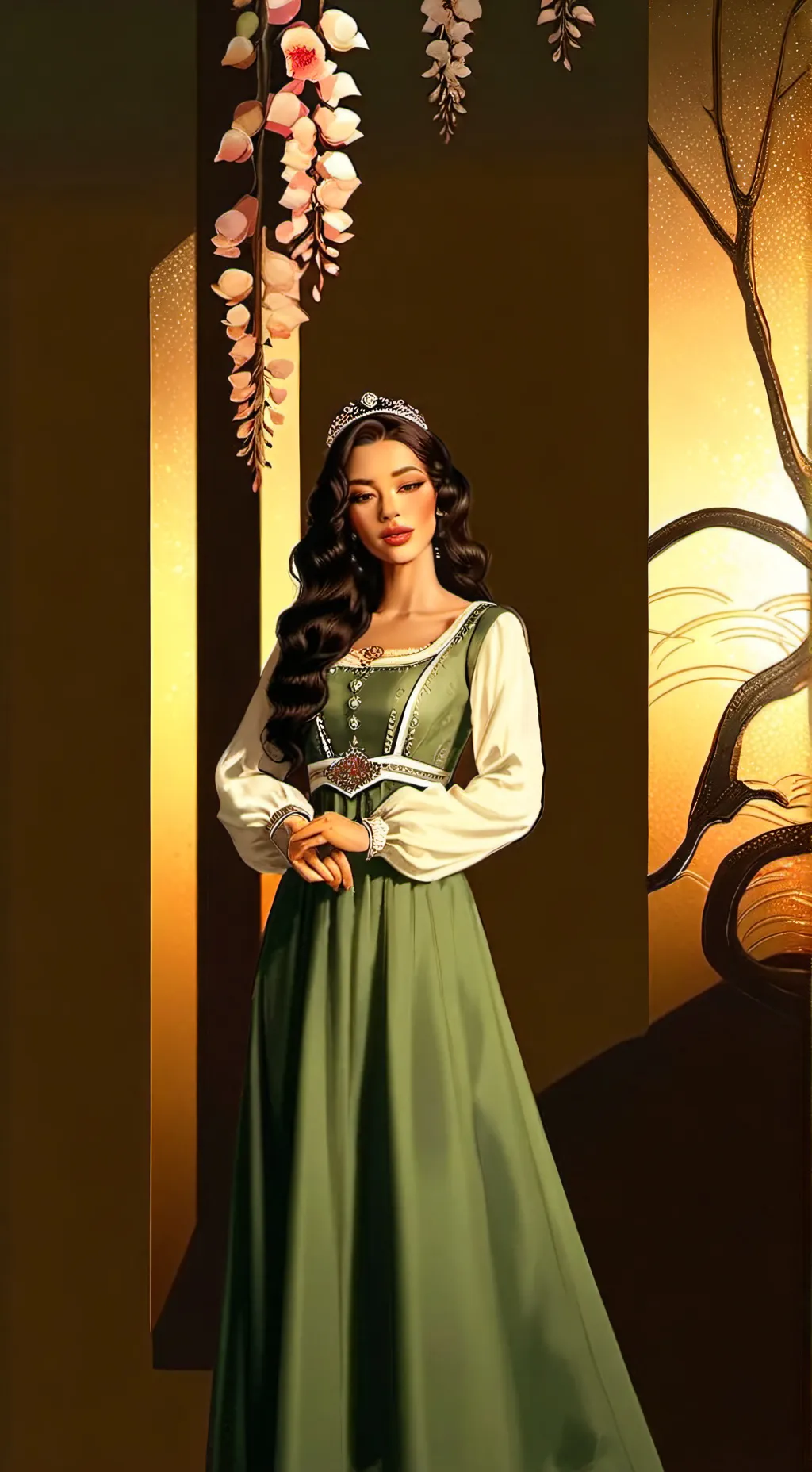 ai character: kateyes  background