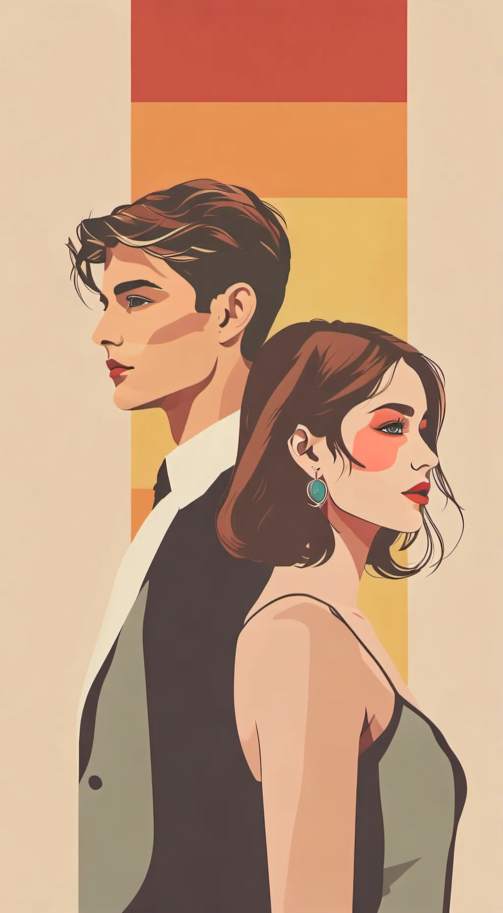 ai character: Luna e Noah background