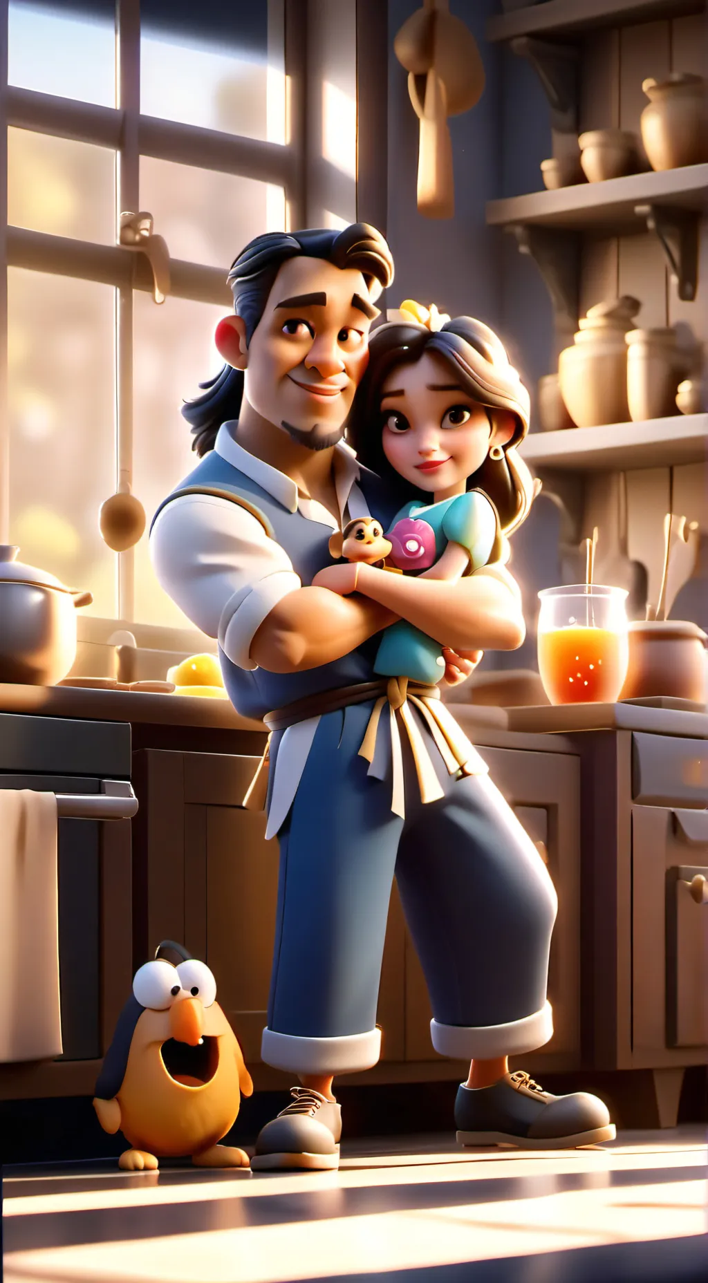 ai character: test background