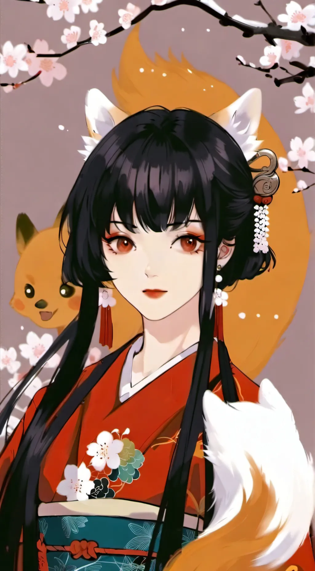 ai character: hime background