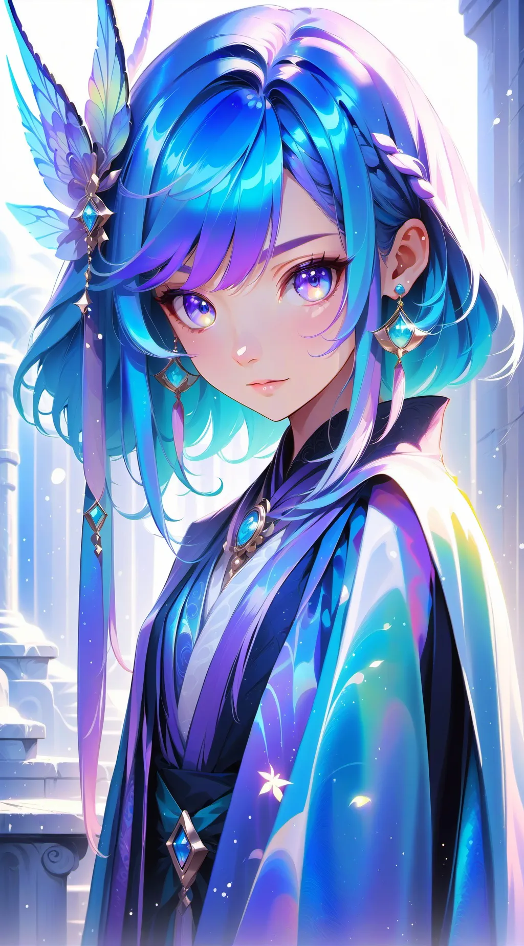 ai character: Lunar background