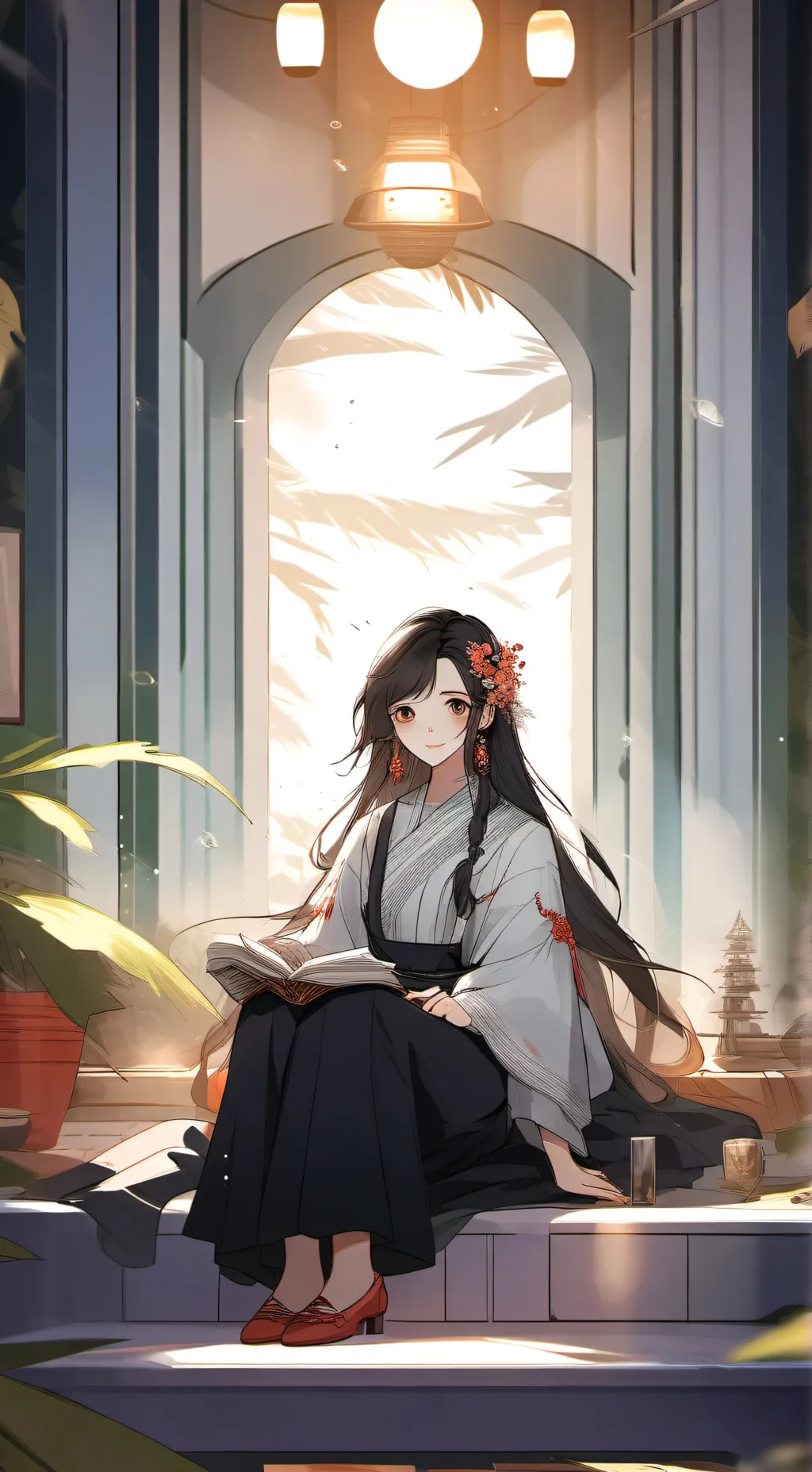 ai character: Tessa ( dw oc )  background