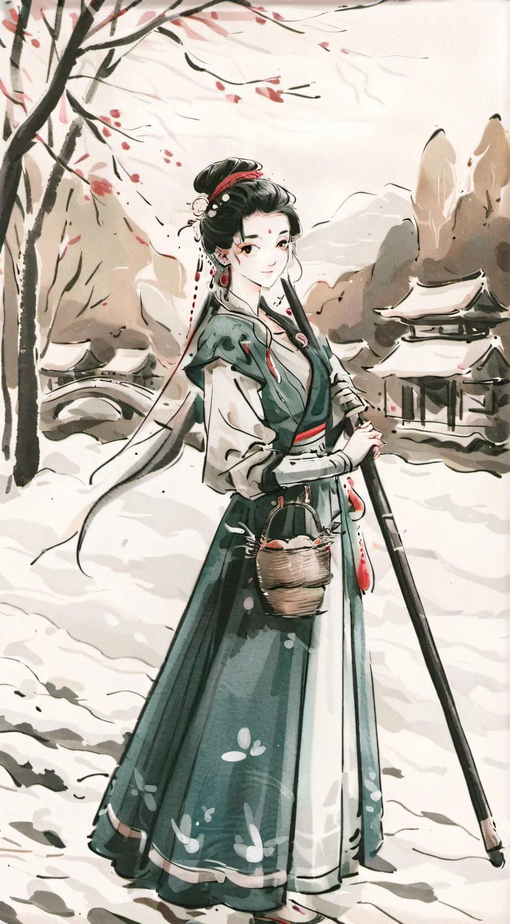 ai character: black slime 2 background